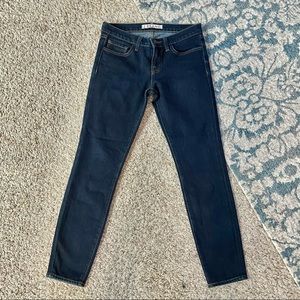 J BRAND Low Rise Skinny Leg Dark Blue Jeans Sz 26